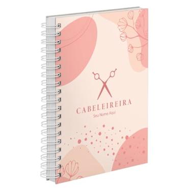 Imagem de Agenda Comercial 2026 Personalizada Capa Dura Cabeleireira Elegance