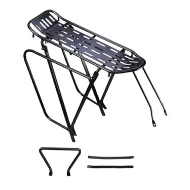 Imagem de YIJU Suporte de carga traseiro para bicicleta, suporte de substituição em liga de alumínio, fácil de instalar, para bagagem no banco traseiro, para, Style a