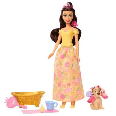 Imagem de Disney Princesa Bela Hora do Banho do Pet - Mattel