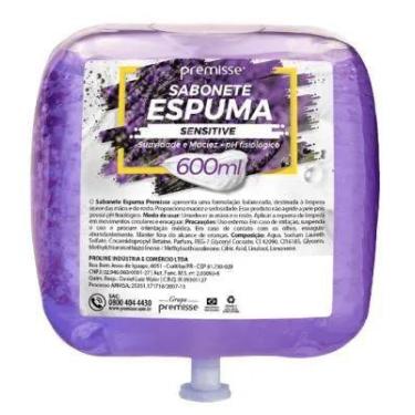 Imagem de Refil p/ sabonete espuma sensitive 600ml premisse