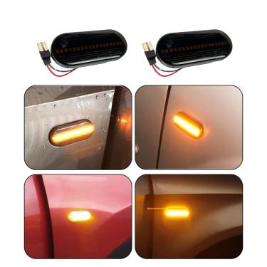 Imagem de Led lateral 12V Sequencial Preto Oroch Duster Twingo Fume