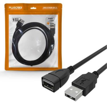Imagem de Cabo Extensor Usb Plus Cable 2.0 Am Af 3,0M Blindado