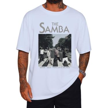 Imagem de Camiseta Oversized Gola Alta Streetwear Algodão Estilo Urbano Academia Treino Casual-Masculino