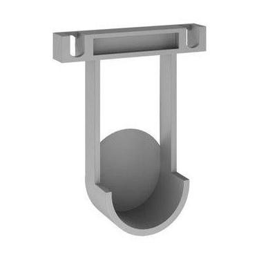 Imagem de Kits Suportes Plástico Cabideiro Lateral - Comercial Contorno