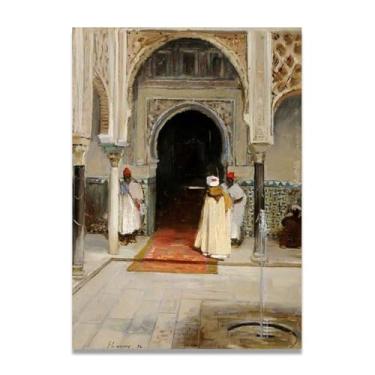 Imagem de Comentado há mais de um mês John Lavery Iconic Realist Portrait & War Scene Canvas Art – Decoração de parede irlandesa atemporal para casa 39,98 x 55,88 cm Un Framed