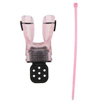 Imagem de Termoplastic BocomipiChe Snorkel Regulador do segundo estágio Borba Bocal de bocal confortável Fit Moldable Shape para mergulho Snorkeling de mergulho feito de silicone (Lindo rosa)