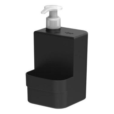 Imagem de Porta Detergente Sabão Líquido Dispenser Com Espaço P/ Bucha Pia Cozin