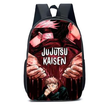 Imagem de Mochila Escolar Infanto Juvenil Sensei Feiticeiros Jujutsu Anime Manga 0727-Unissex