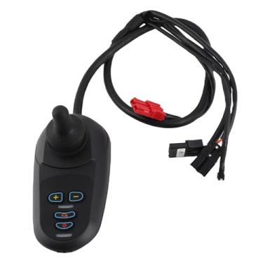 Imagem de Generic Controlador de Joystick de Cadeira de Rodas Elétrica, Resposta Rápida Controle Flexível ABS Compatibilidade de Larga