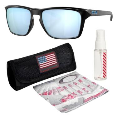 Imagem de OAKLEY SYLAS OO9448 Óculos de sol com kit oficial de óculos, Preto fosco, 60 mm