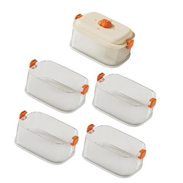 Imagem de Fxzqgnh Recipiente para Armazenamento de Arroz, Balde para Arroz, Pote Hermético Empilhável para Temperos E Alimentos Secos, Caixa de Armazenamento de Cozinha