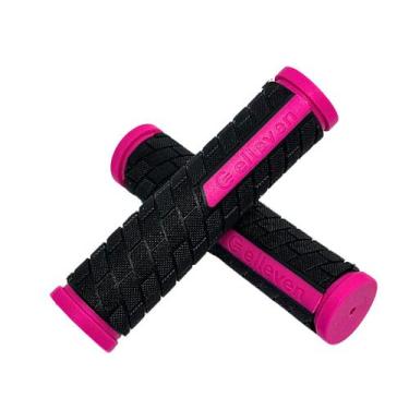 Imagem de Manopla Elleven Bike MTB Cor Preta e Rosa Para Bicicleta
