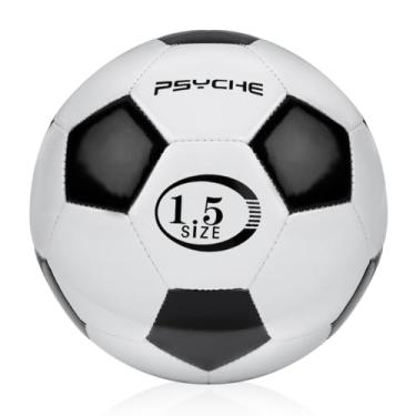Imagem de Wisdom Leaves Mini bola de futebol para crianças/crianças, pequenas bolas de futebol tamanho 1,5, bolas de brinquedo para bebês para jogos internos e externos, macias e leves (160 g)
