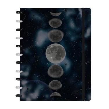 Imagem de Caderno Disco ISCOOL Inteligente G Cosmos Fases Da Lua