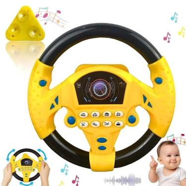 Imagem de Volante de Brinquedo Infantil Interativo Musical Com Som - Zoop Toys, 