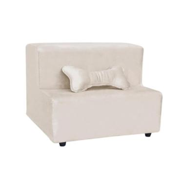 Imagem de Escadas Pet, Rampa para Cães e Gatos Subir na Cama Conforto e Segurança para Seu Companheiro(BEGE)