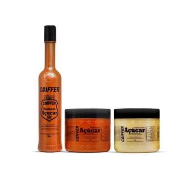 Imagem de Kit de Recuperação Capilar Açucar Coiffer 3 passos