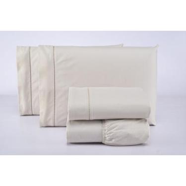 Imagem de Conjunto de Cama Queen 4 Peças Com Virol Incluso 200 Fios 100% Algodão
