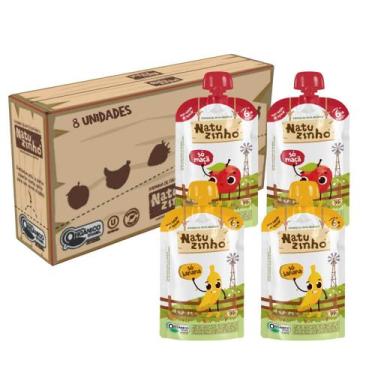 Imagem de Kit Papinha Organica Natuzinho 2 sabores 6 meses 8 unids