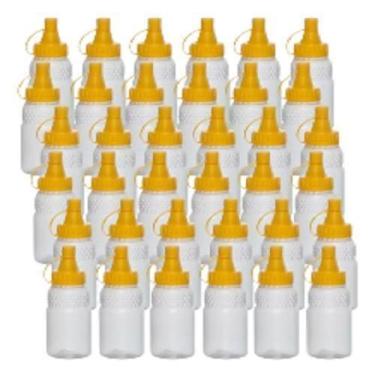 Imagem de 36 Frascos Bisnagas Embalagem Para Mel 500G 350Ml Com Tampa - Vdm