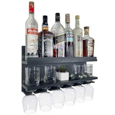 Imagem de Bar de Parede Para Sala Compacto Porta Copos Porta Taças PR