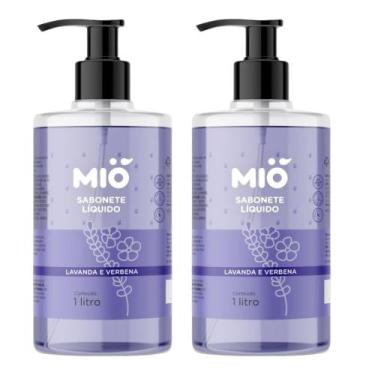 Imagem de Kit 2 Sabonete Líquido Mió Mãos e Corpo Lavanda e Verbena 1 Litro