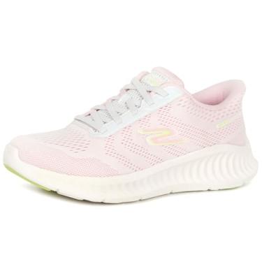 Imagem de Skechers Tênis feminino Go Walk Now, branco rosa, 38 BR