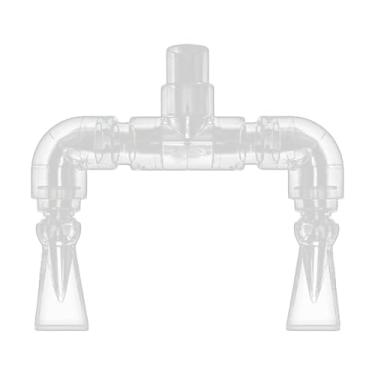 Imagem de Bothyi Kit de retorno para encanamento de aquário Acessórios para aquário de acrílico Bicos de saída para melhorar a circulação de água Encaixe para tubo de, Diâmetro Interno 25