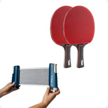 Imagem de Kit com 2 Raquetes JOOLA Match Pro + Rede Retrátil