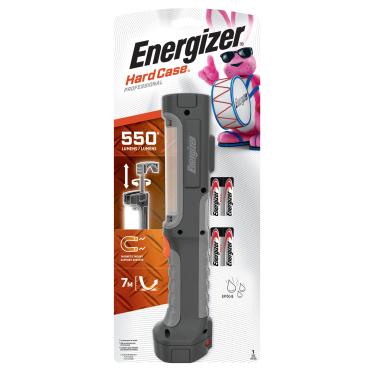 Imagem de Energizer Lanterna LED HC-550, luz de trabalho magnética de LED resistente à água, luz flash com pilhas AA incluídas, pacote com 1
