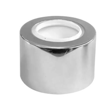 Imagem de Kit 02 Frascos De Vidro Cubo Transparente 100ml Com Tampa Para Aromatizador + Varetas + Pingente Decorativo(PRATA)