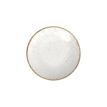 Imagem de Prato Sobremesa Tramontina Rústico Marrom Em Porcelana Decor