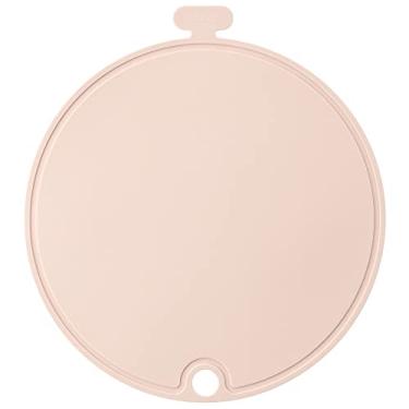 Imagem de Skater KSLM1-A Tábua de corte de silicone, resistente a arranhões, redonda, rosa opaco
