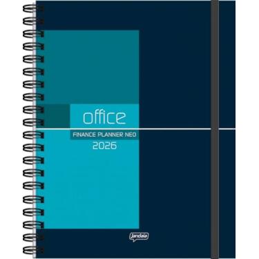 Imagem de Jandaia - Agenda Planner Neo Univ CD 80 fls Financeiro Datado Office Collection Preto 2026