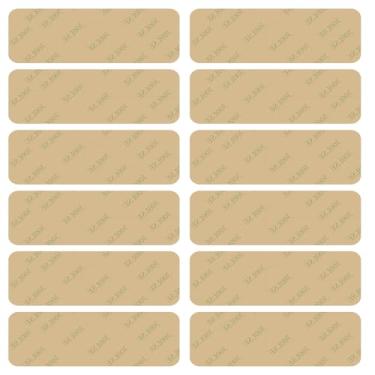 Imagem de 8 peças de abas de reparo de persianas, kit de reparo de persianas horizontais 8 com furos para cordão