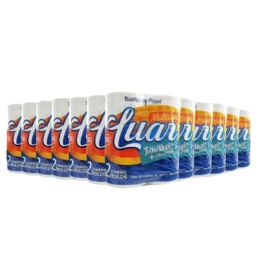 Imagem de Papel Toalha Fardo com 24 Rolos Luar