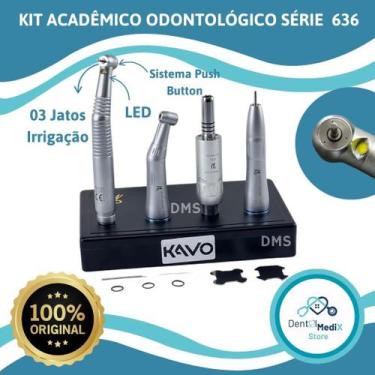 Imagem de KIT ACADEMICO ODONTOLOGICO KAVO SÉRIE 636 CP COM LED - Peças de mão Od
