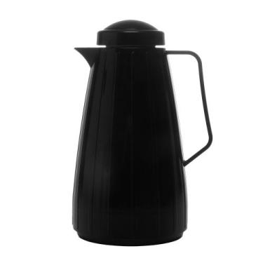 Imagem de Garrafa termica carrossel 400ml preta plastico wolff