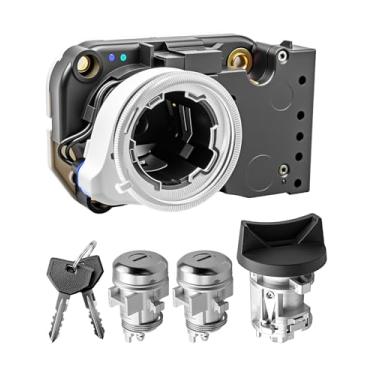 Imagem de Caixa cilíndrica de trava de interruptor de ignição com 2 fechaduras de porta 2 chaves adequada para Dodge Ram Viper Dakota Jeep Grand Cherokee Chrysler Prowler Base Plymouth Prowler Base substitui