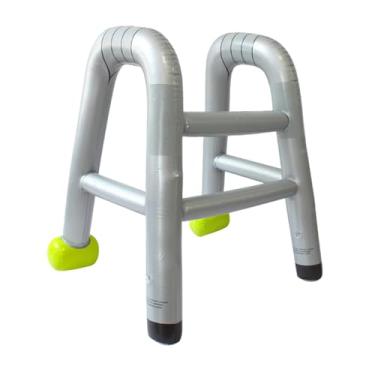 Imagem de Fiocias Andador inflável engraçado para festa de idosos, acessório de fantasia de velho em PVC para festa de Halloween, brincadeira de papéis em clube,