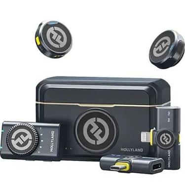 Imagem de Hollyland LARK M2 DUO COMBO Sistema de microfone sem fio para 2 pessoa