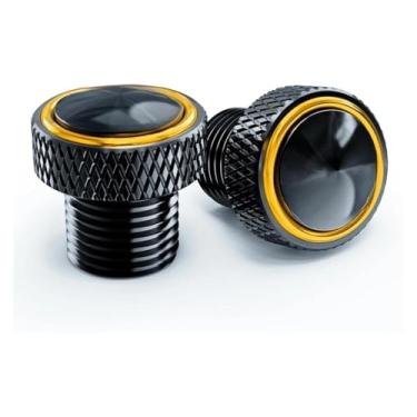 Imagem de BYYINGSUS Parafusos de tampa de parafusos de furo de espelho de motocicleta acessórios compatíveis com Z900 Z750 Z800 Z1000 Z250 Z300 Z400 Z650 Z1000SX(W-dourado)