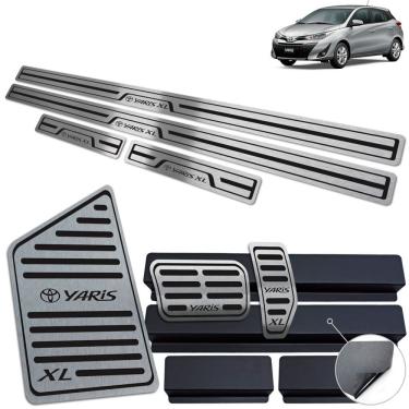 Imagem de Pedaleira Automático Soleira Descanso Preto Yaris XL 2019 22