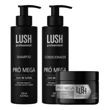 Imagem de Shampoo, Condicionador e MAscará para Prótese Capilar, Mega Hair, Laces