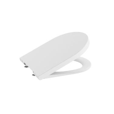 Imagem de Assento único com Queda Amortecida Inspira Round Roca Blanco Mate