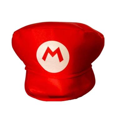 Imagem de Quepe Chapéu Boina Super Mário Fantasia Festa Carnaval