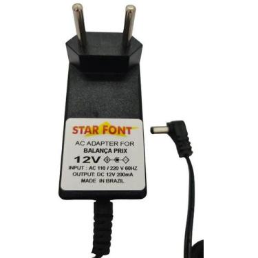 Imagem de Fonte Balança Prix Compatível 12V 200mA Bivolt 110V/220V - Starfont