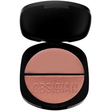 Imagem de Blush Duo Gemini Obsidian Ruby Rose - Texturas Cremosa e Compacta, Acabamento Versátil e Natural, Longa Duração, 4,7g (OG5)