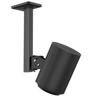 Imagem de Suporte de alto-falante para Sonos Era 100 suporte de teto – inclinação +15°/-30° e rotação ± 90° suporte de teto ajustável para Sonos Era 100 montagem para melhor som kits de parafusos incluídos