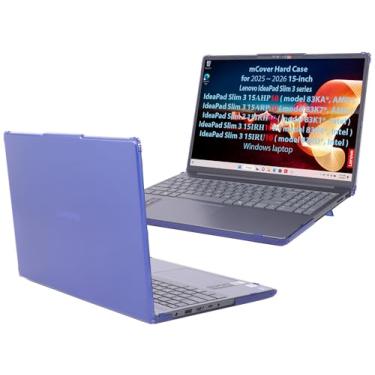 Imagem de mCover A capa é compatível apenas com computadores Windows Lenovo IdeaPad Slim 3 15AHP10 / 15ARP10 / 15IRH10 / 15IRH10 / 15IRU10 Series 2025-2026 (azul)